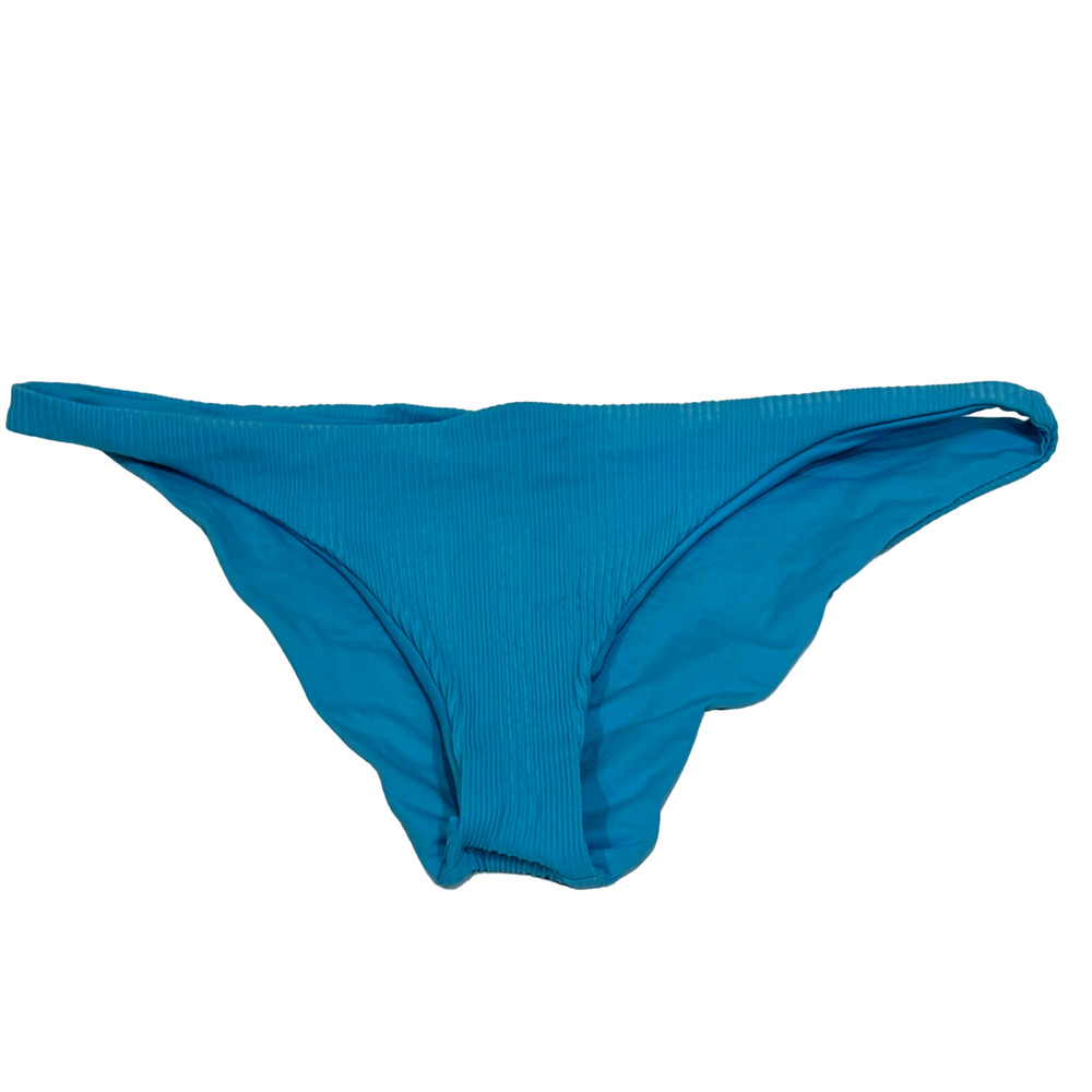 L*Space Blue Ribbed Bikini Bottom NWOT Size 2XL